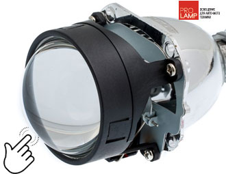 Биксеноновая линза Optima Classic 2.5" Н1. Линзованный модуль Оптима Классик, под ксеноновую лампу H1, 2.5 дюйма без бленды.